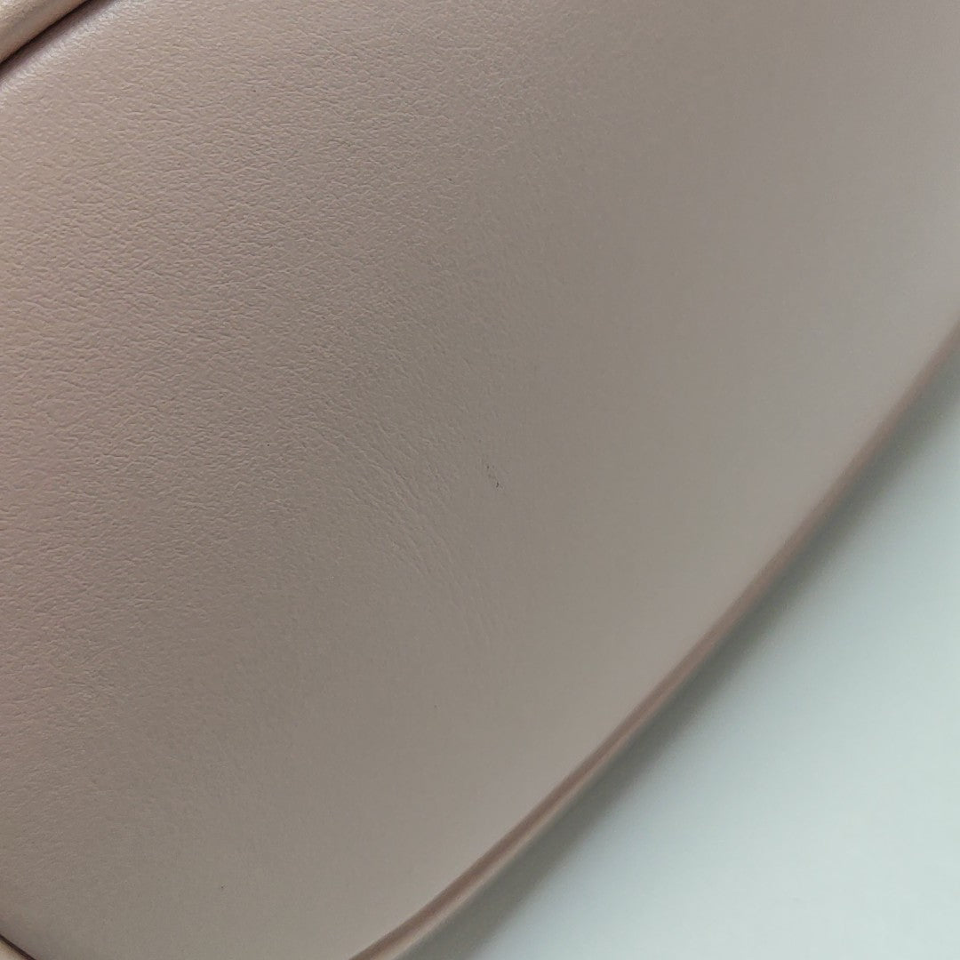 Monogram Calfskin Shoulder Bag Pink