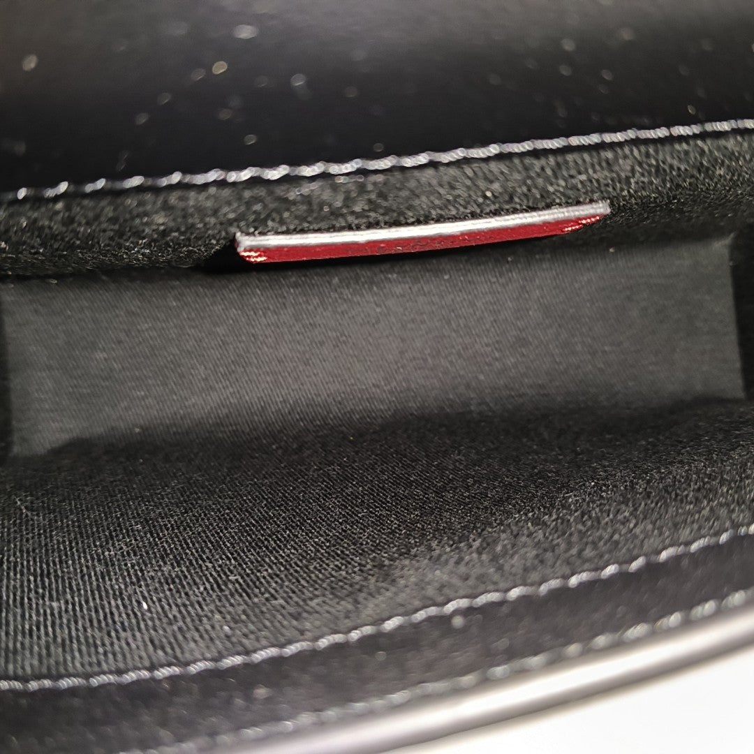 Rockstud Calfskin Black