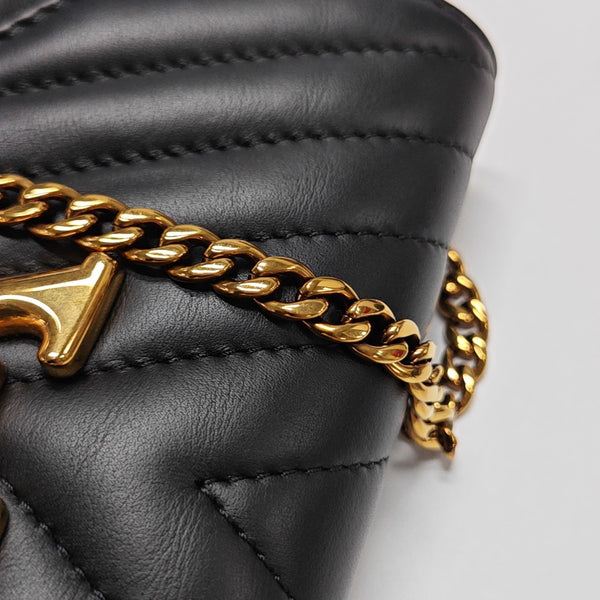 NEW WAVE Quilted Calfskin Black