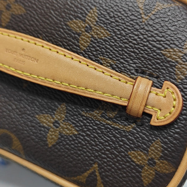 NICE Super Mini Monogram Coated Canvas Brown