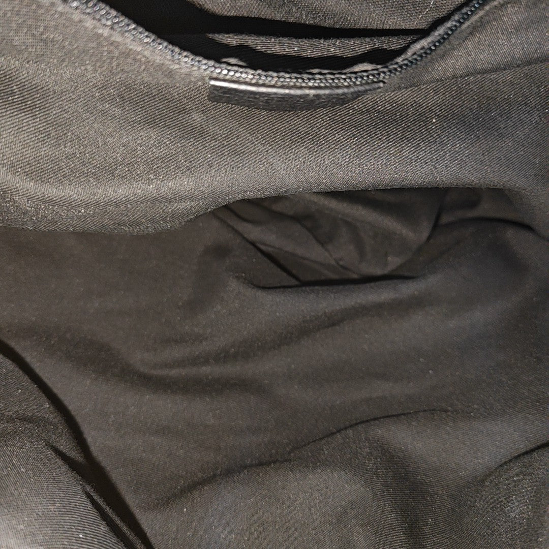 Monogram Canvas Tote Bag Black