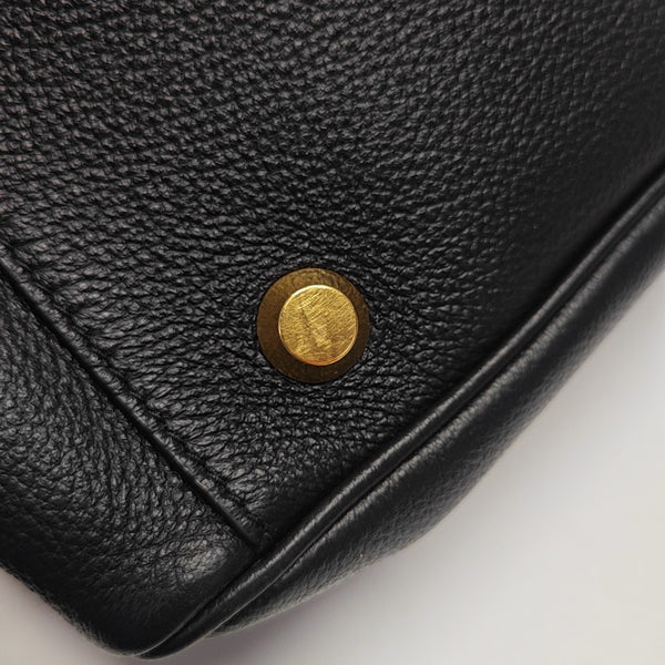 HAMPTON CARRY ALL Small Calfskin Black