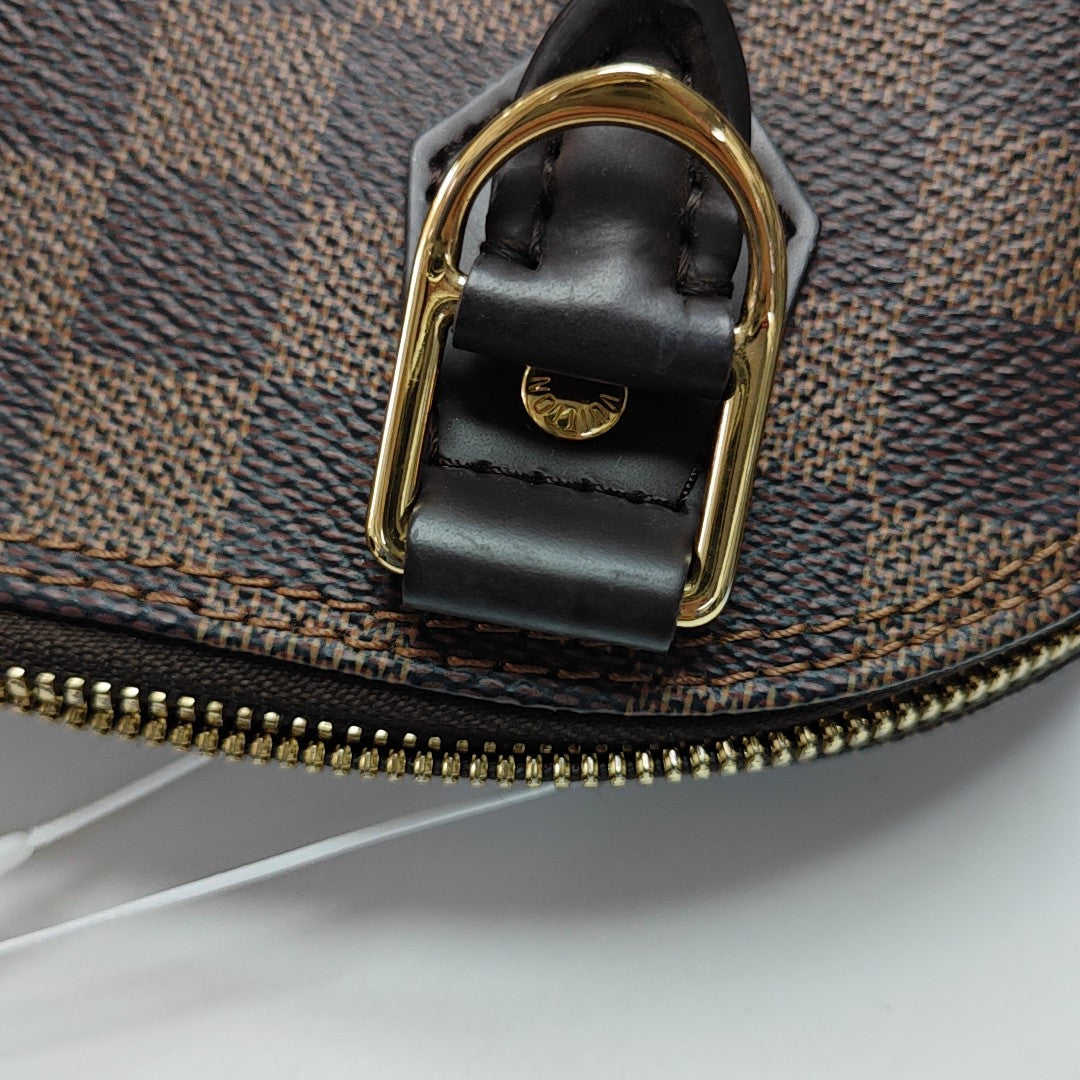 ALMA BB Damier Ebene Coated Canvas Brown
