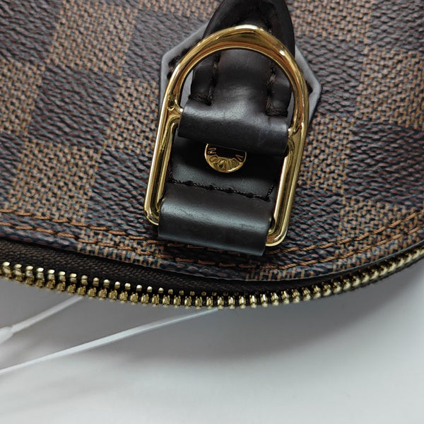 ALMA BB Damier Ebene Coated Canvas Brown