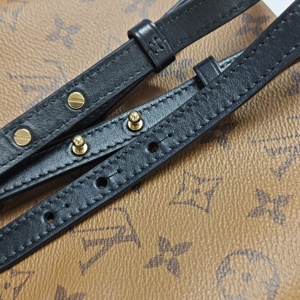 ATLANTIS PM Monogram Coated Canvas Brown