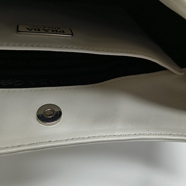 Cleo Saffiano Calfskin White