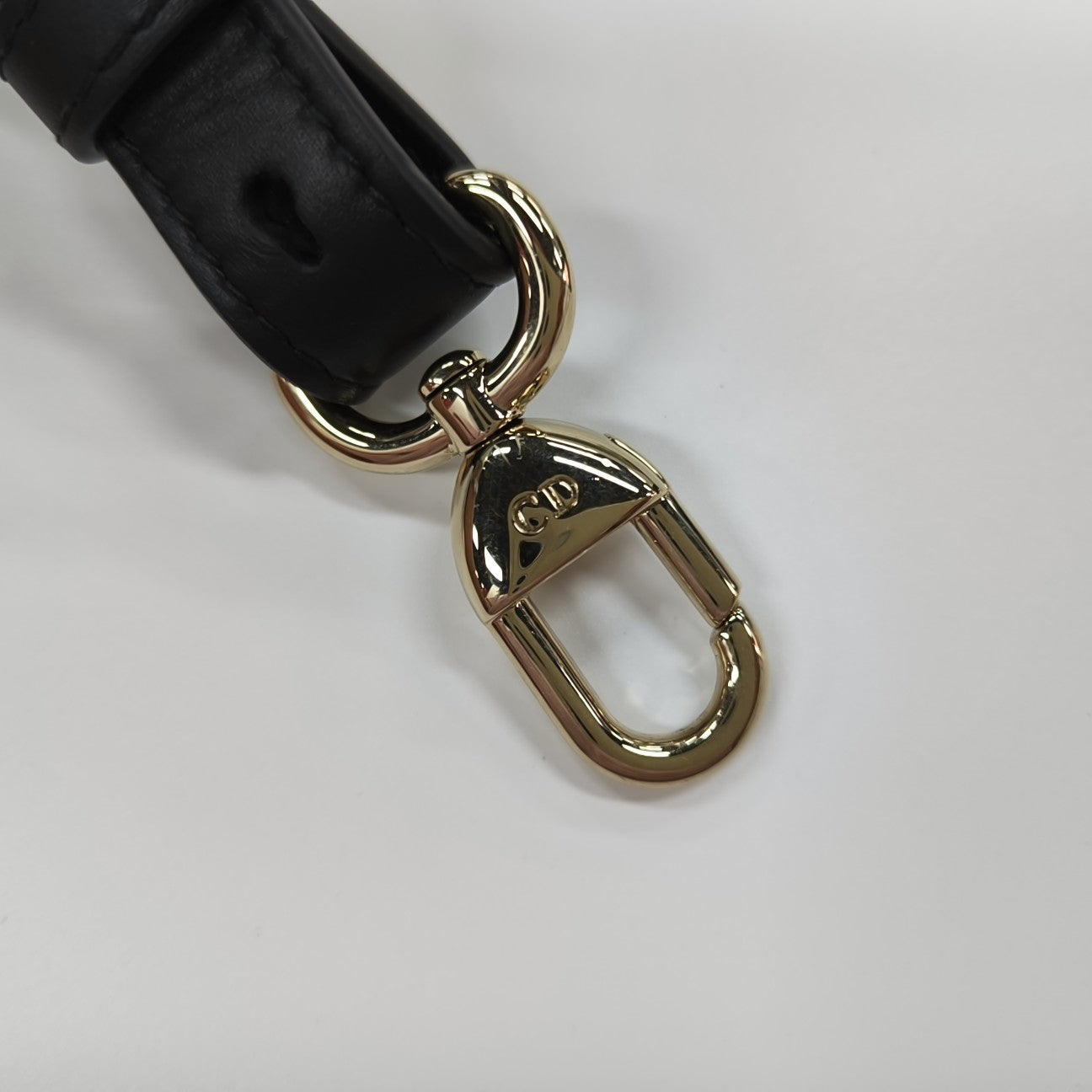 Lady D-Sire Medium Cannage Calfskin Black