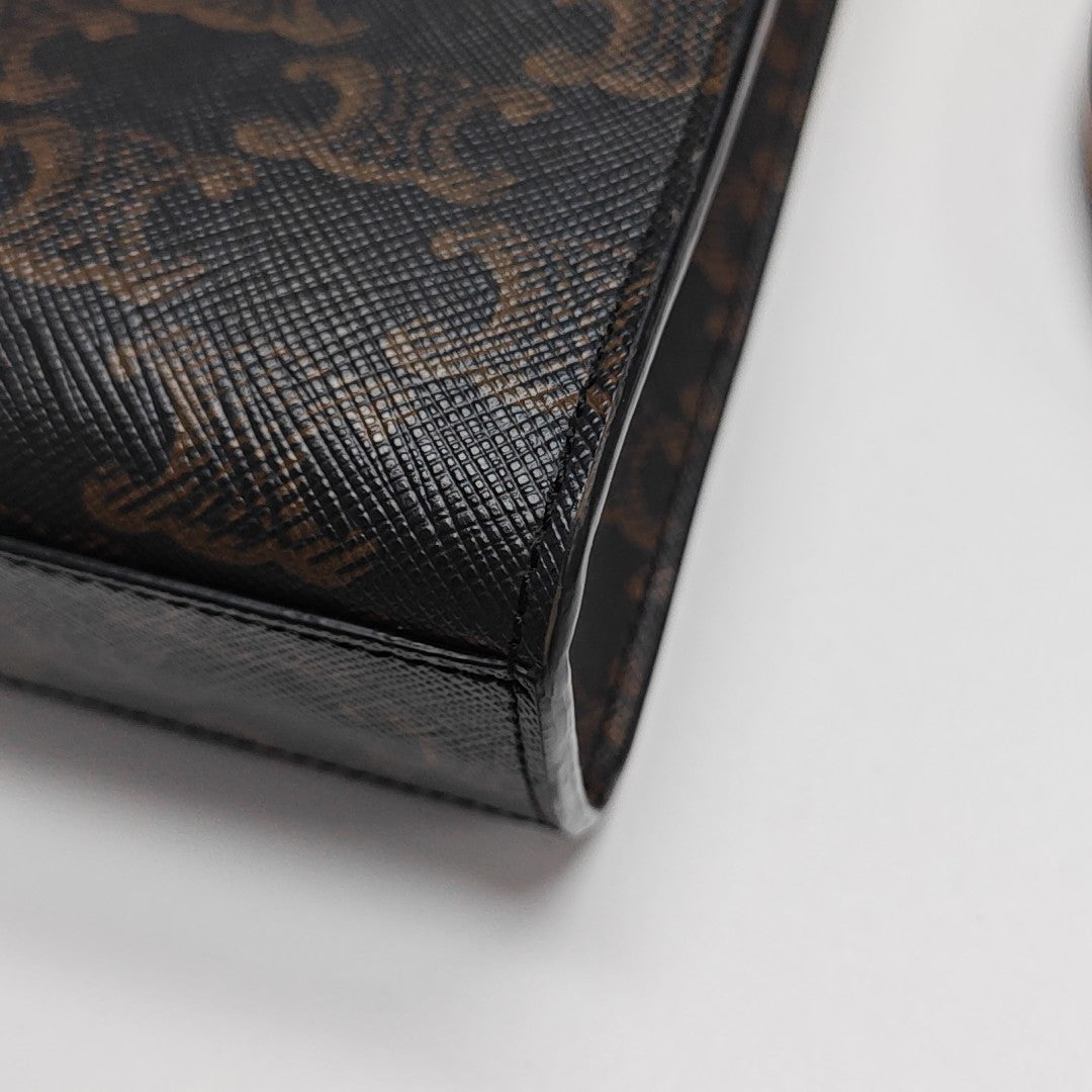 CABAS CELINE Mini Coated Canvas Brown