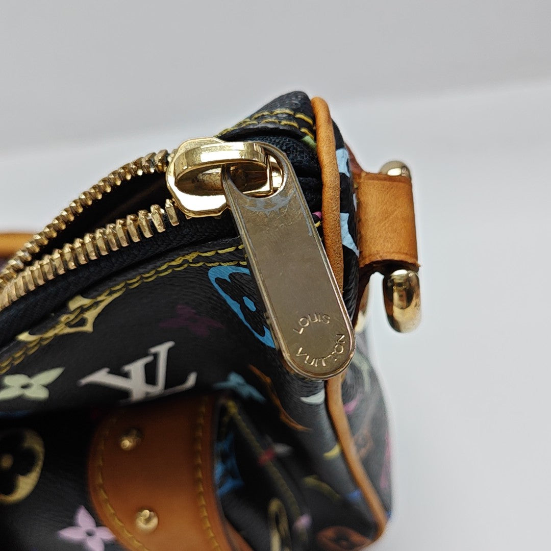 LV × TM RITA Monogram Coated Canvas Black
