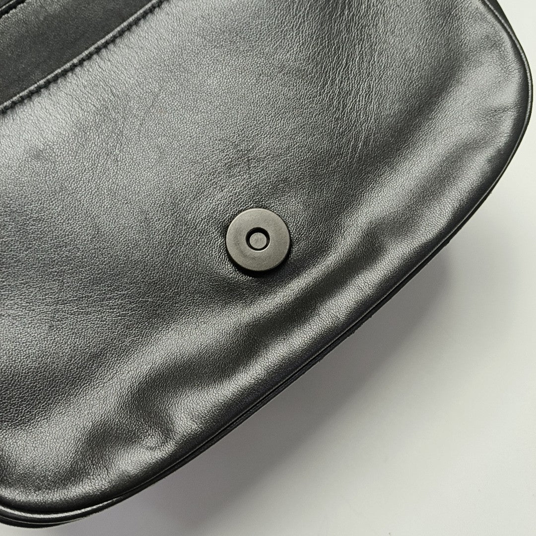 Lambskin Shoulder Bag Gray