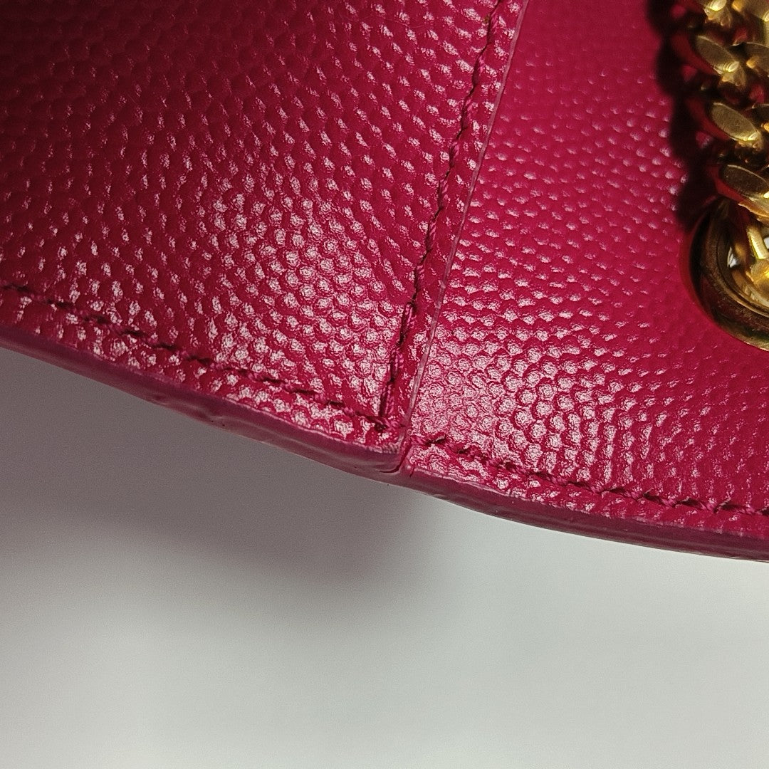 KATE Medium Calfskin Red
