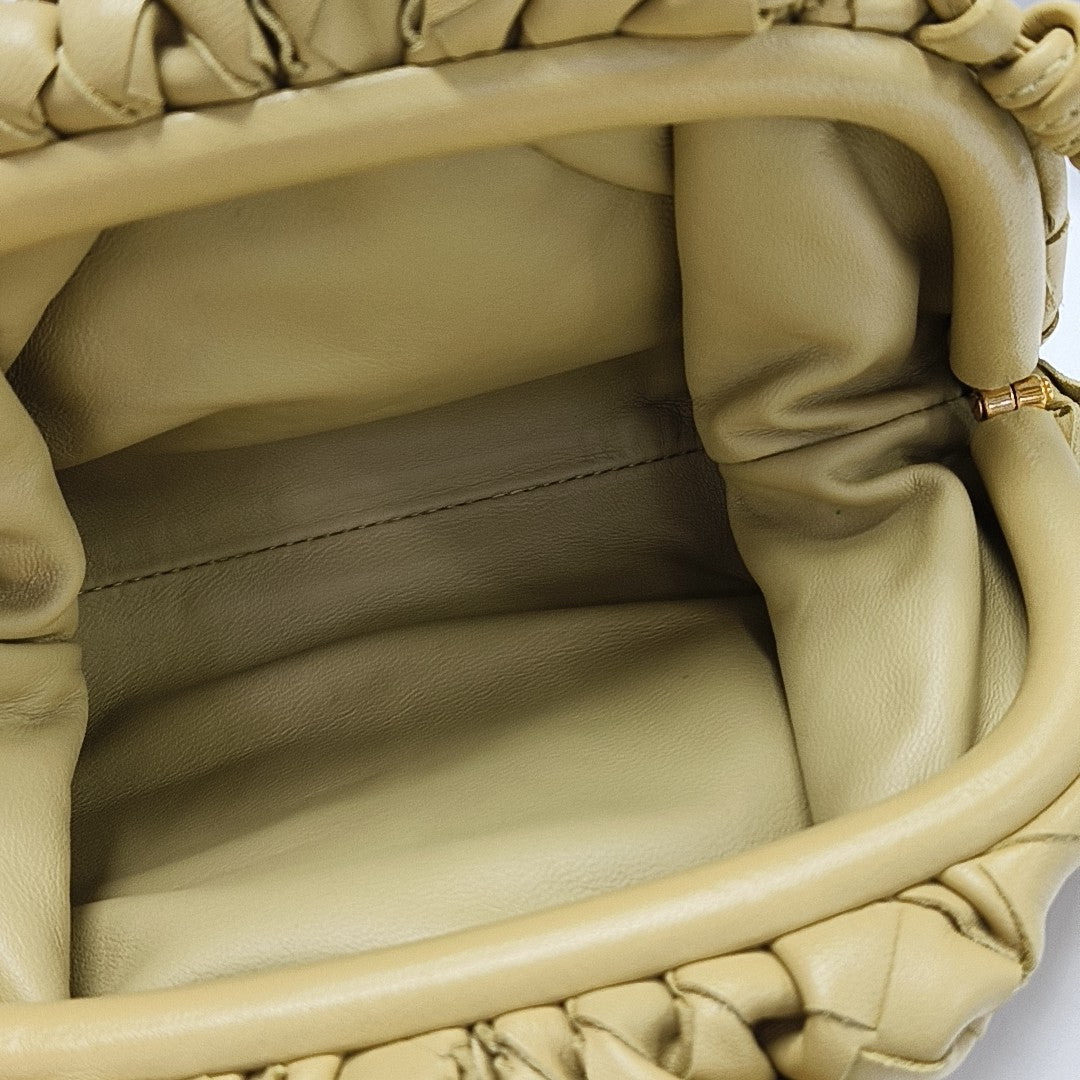 Authenticated pre-owned  The Pouch Mini Lambskin Yellow - Crossbody Bag at Looply