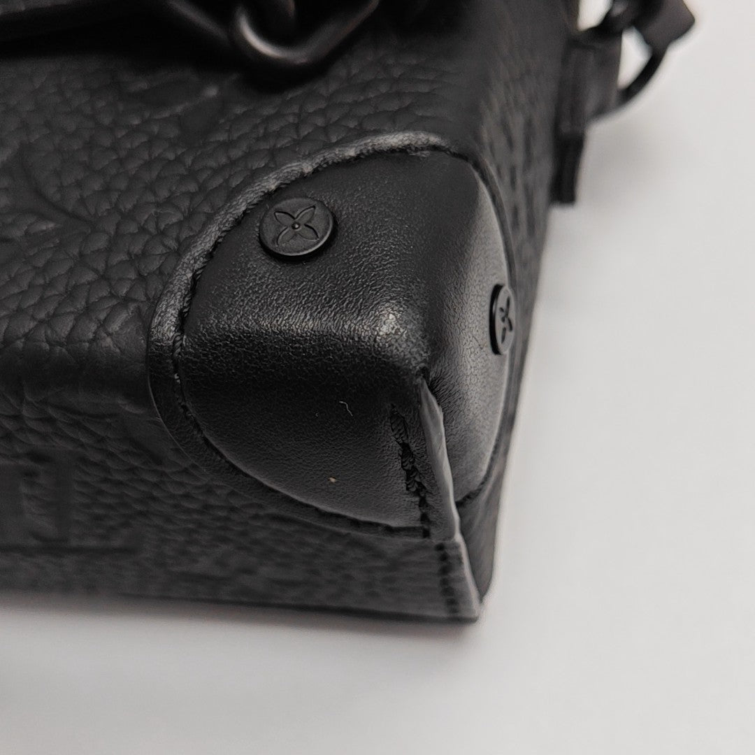 SOFT TRUNK Mini Monogram Calfskin Black