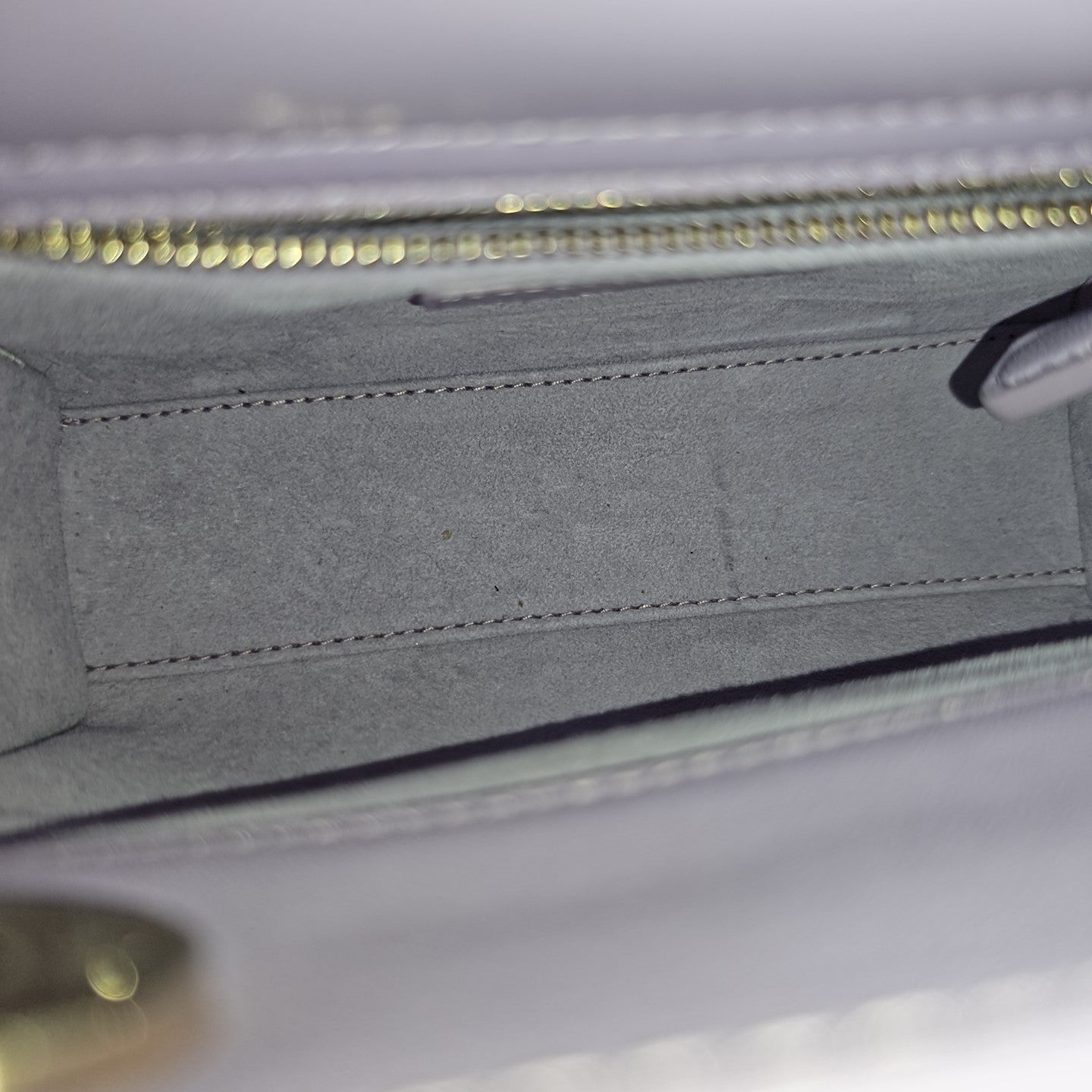 Lady Dior Mini Lambskin Purple
