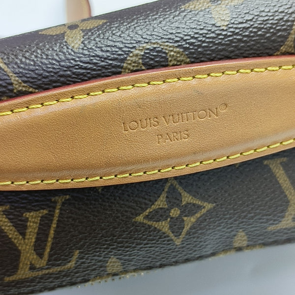 RUSH Monogram Coated Canvas Brown