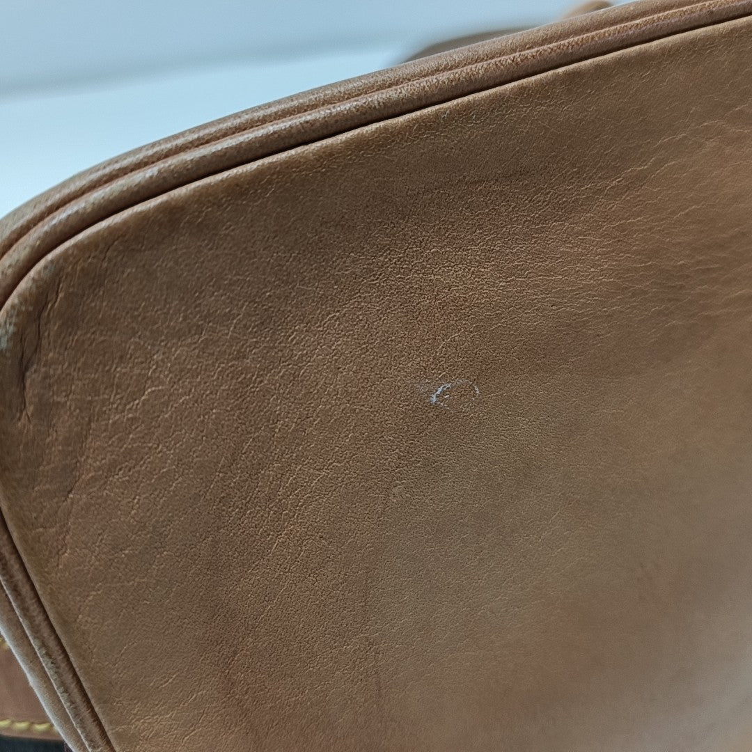 NOÉ BB Monogram Coated Canvas Brown