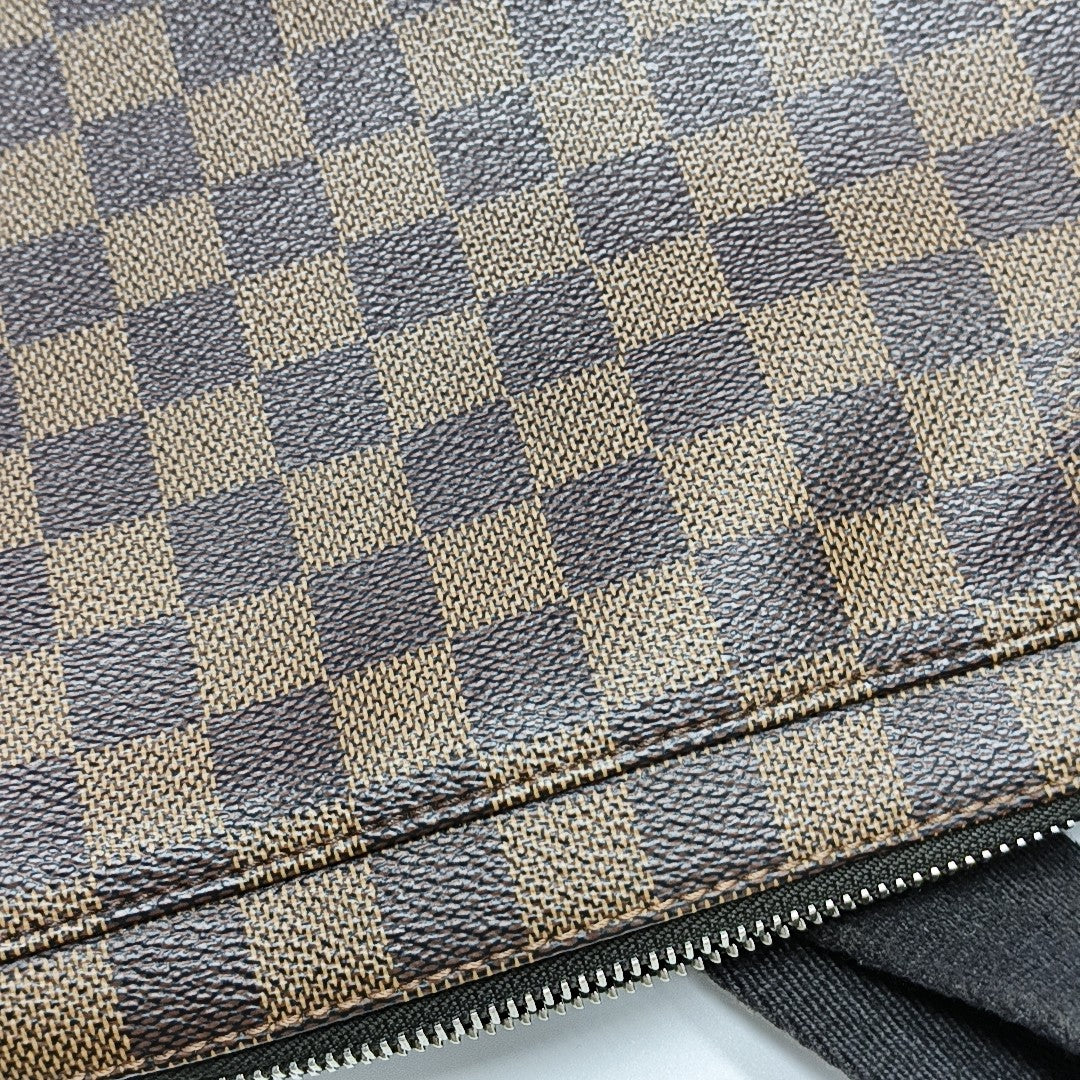 JAKE PM Damier Ebene Coated Canvas Brown