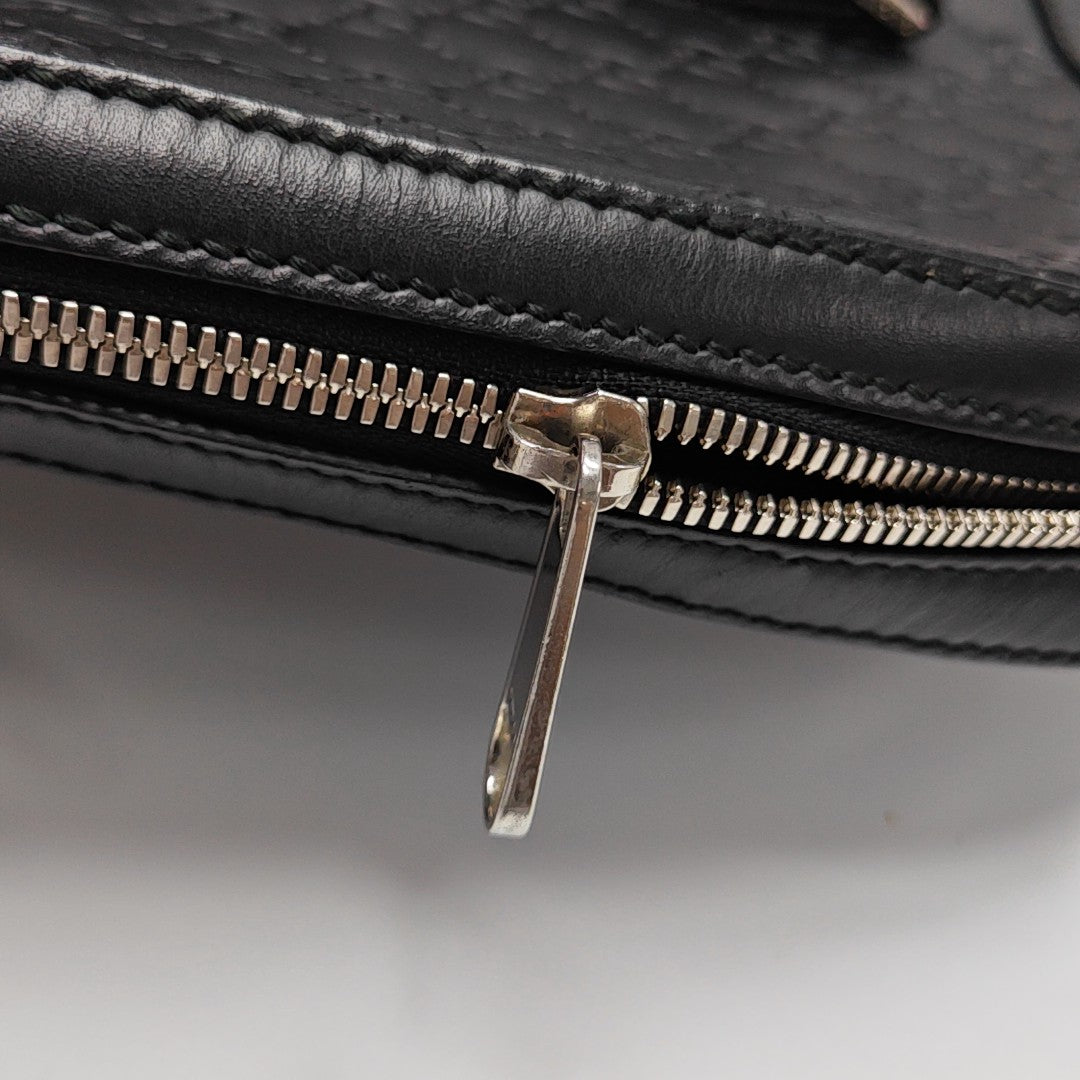 Signature Monogram Calfskin Black