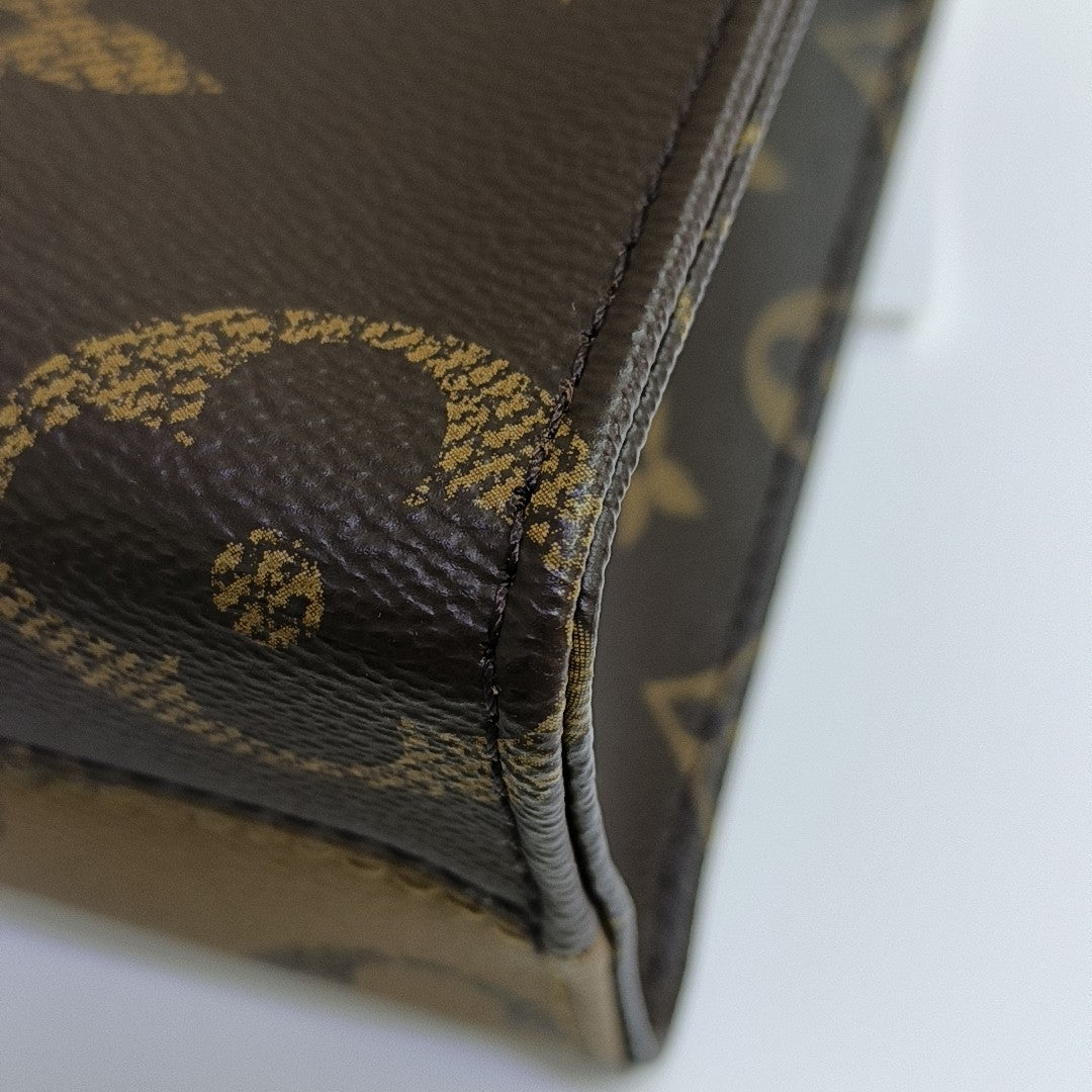 ONTHEGO BB Monogram Coated Canvas Brown