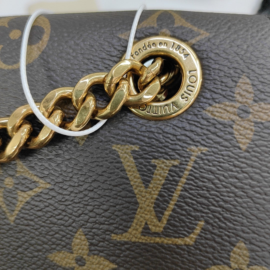 PASSY Monogram Coated Canvas Brown