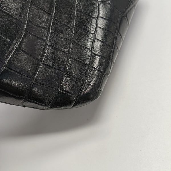 Calfskin Shoulder Bag Black