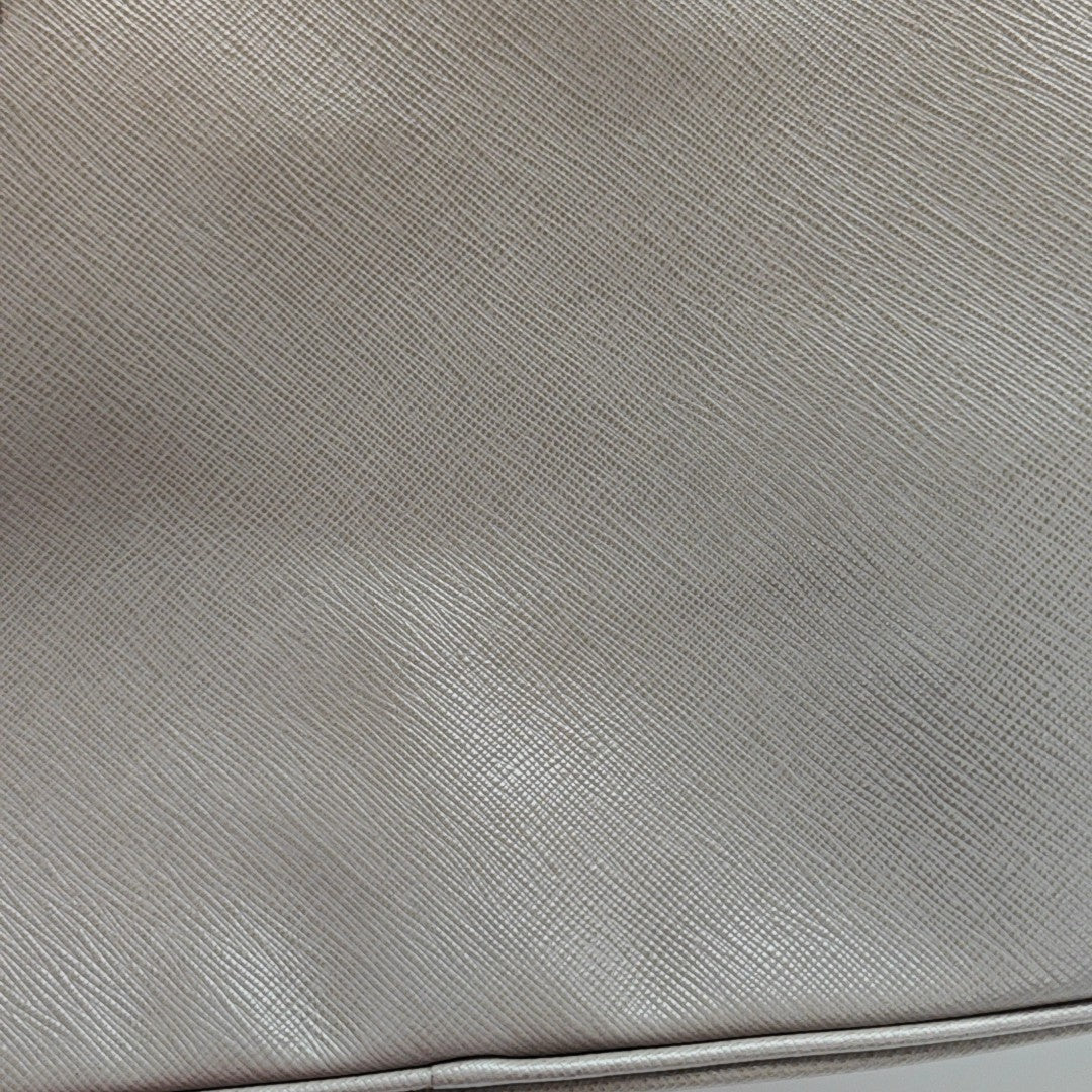 Galleria Large Saffiano Calfskin Gray