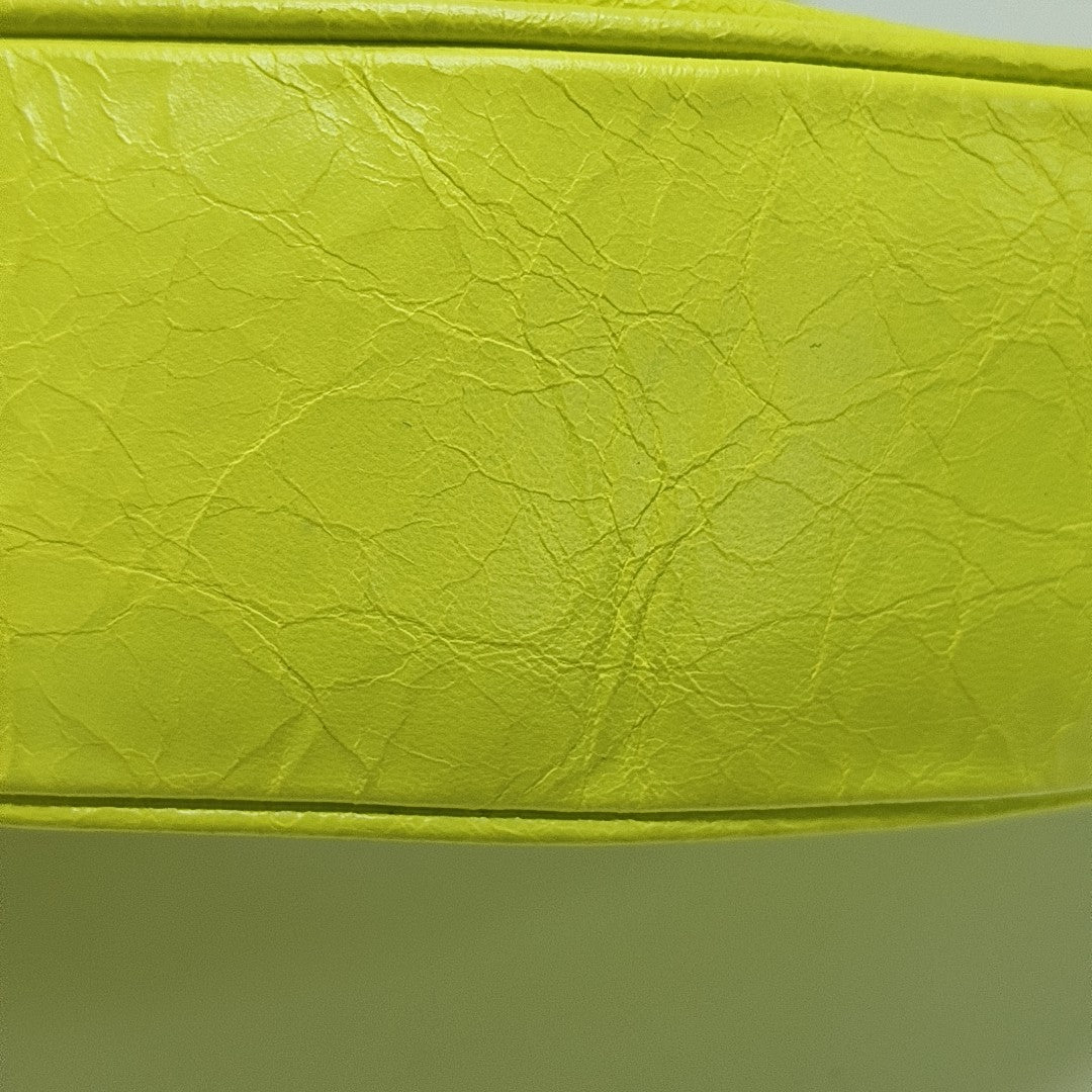 Le Cagole Mini Lambskin Yellow