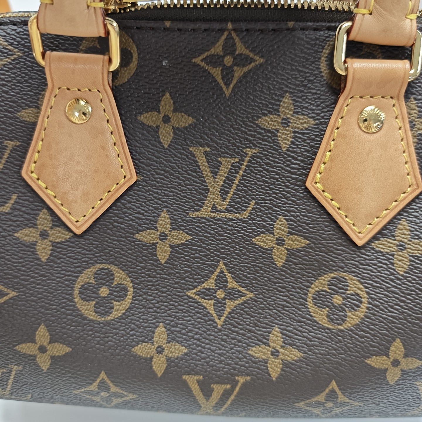SPEEDY 20 Monogram Coated Canvas Brown