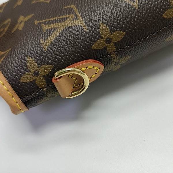 FOLD ME Monogram Coated Canvas Brown