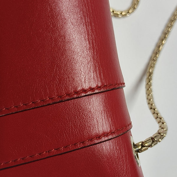 SERPENTI FOREVER Small Calfskin Red