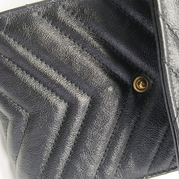 GG Marmont Mini Quilted Calfskin Black