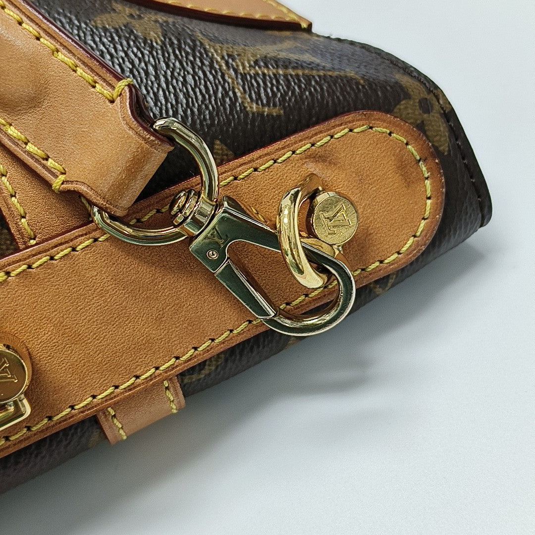 DUFFLE Monogram Coated Canvas Brown