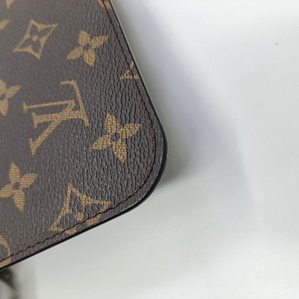 NEVERFULL GM Monogram Coated Canvas Brown