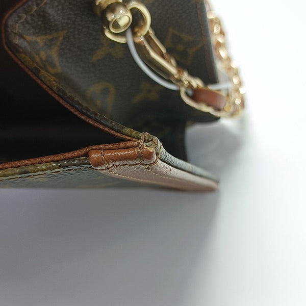 DAME Monogram Coated Canvas Brown