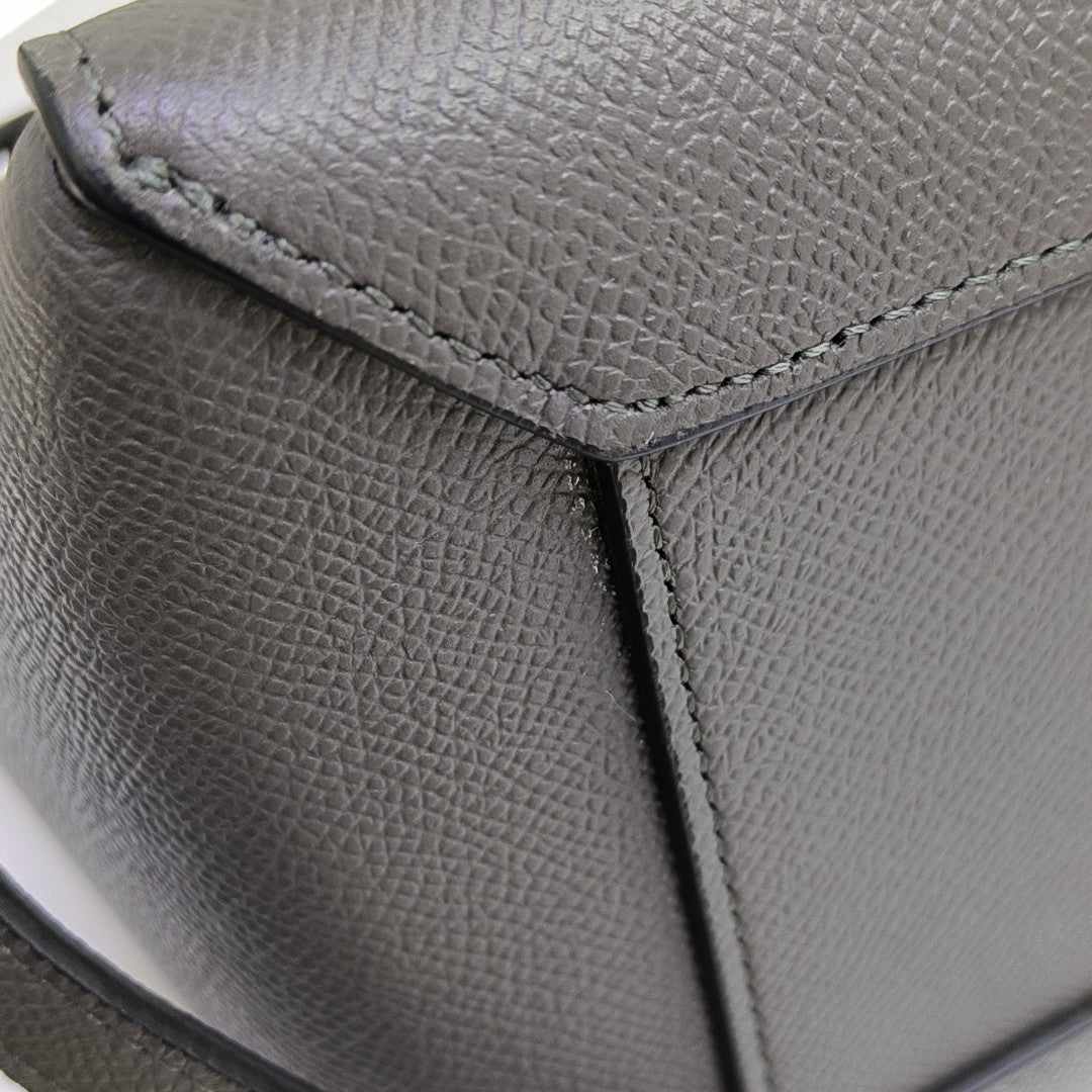 BELT Micro Calfskin Gray