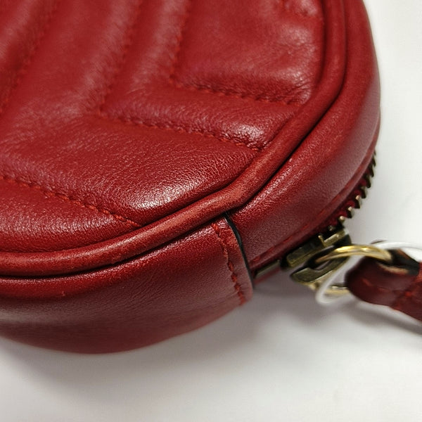 GG Marmont Quilted Calfskin Red
