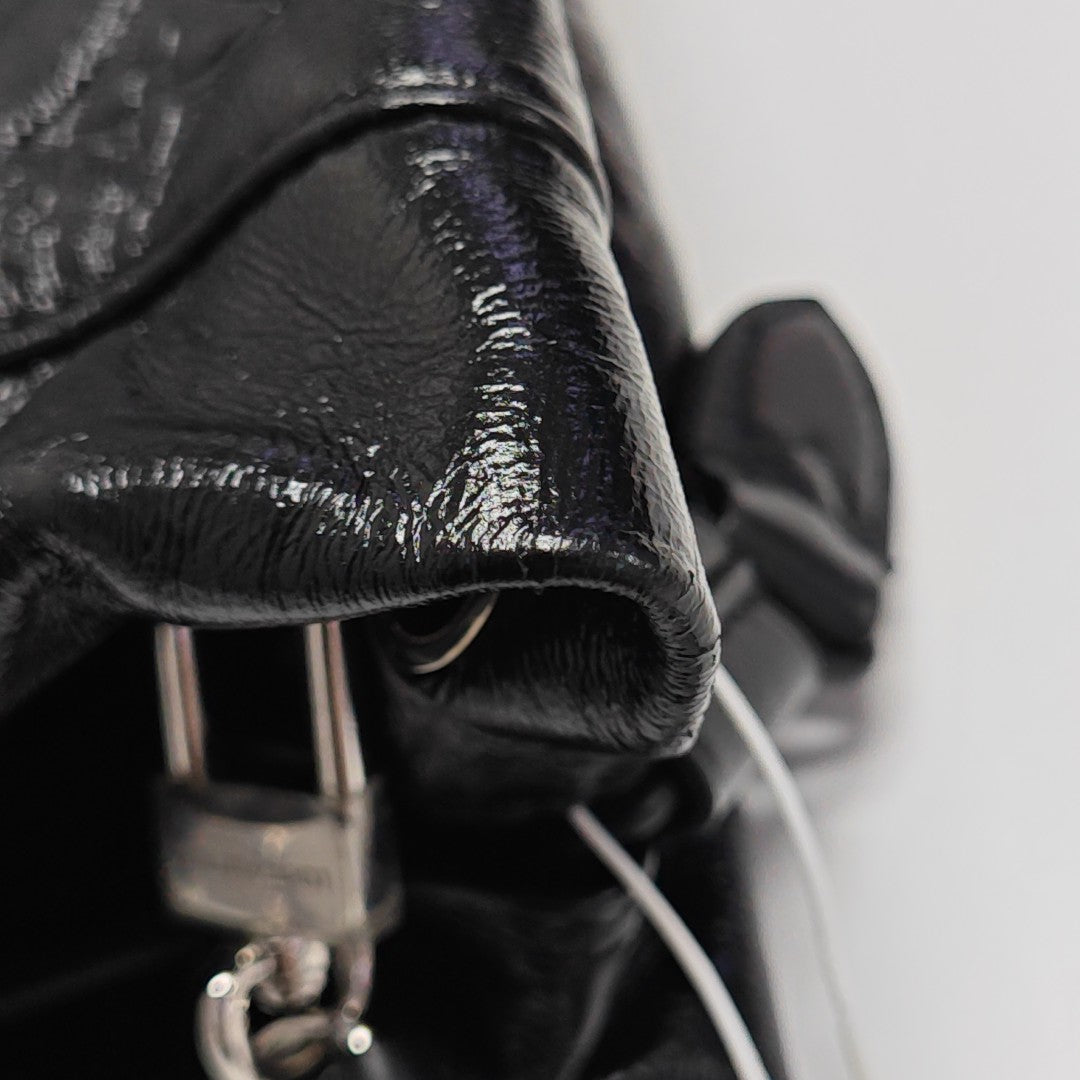 NOÉ TRUNK PM Monogram Lambskin Black