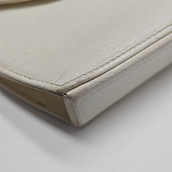 Calfskin Shoulder Bag White