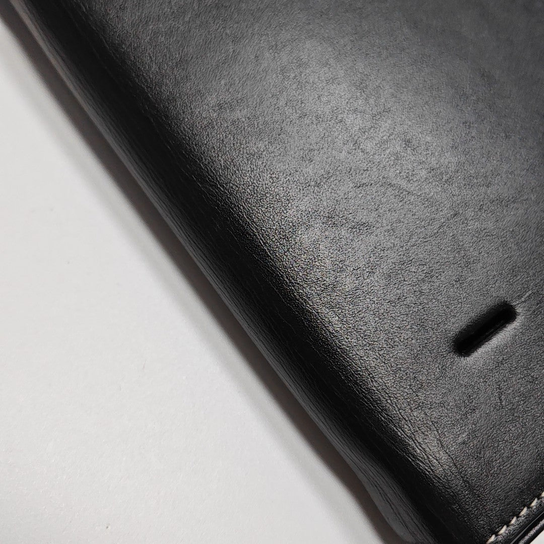Heel Calfskin Black