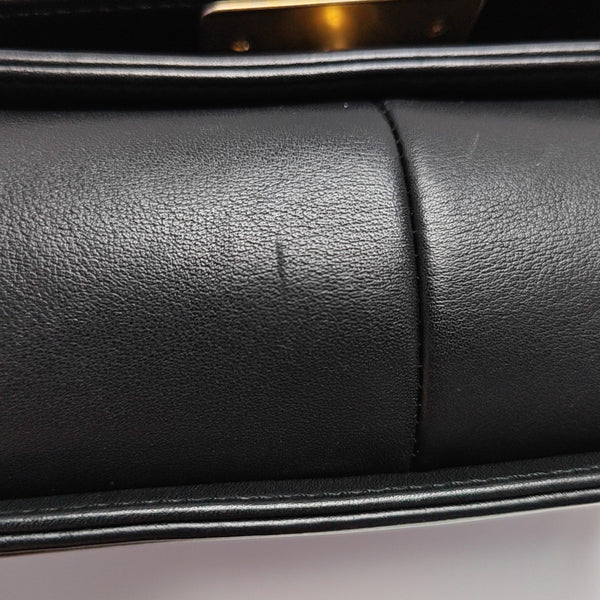 BOY CHANEL Medium Quilted Calfskin Black