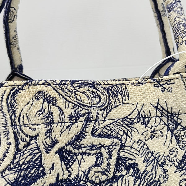 Book Tote Medium Canvas Blue