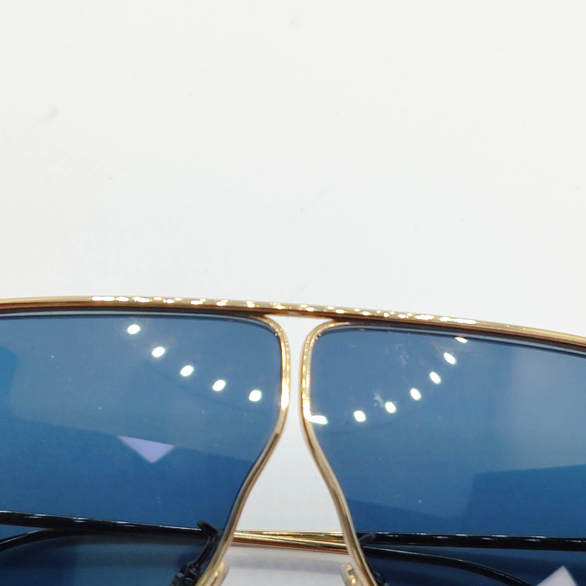Blue Metal Sunglasses