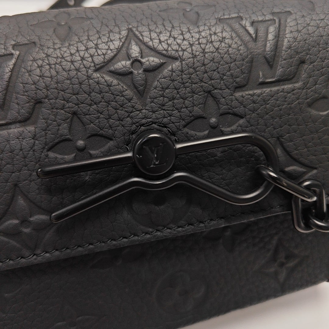 SOFT TRUNK Mini Monogram Calfskin Black