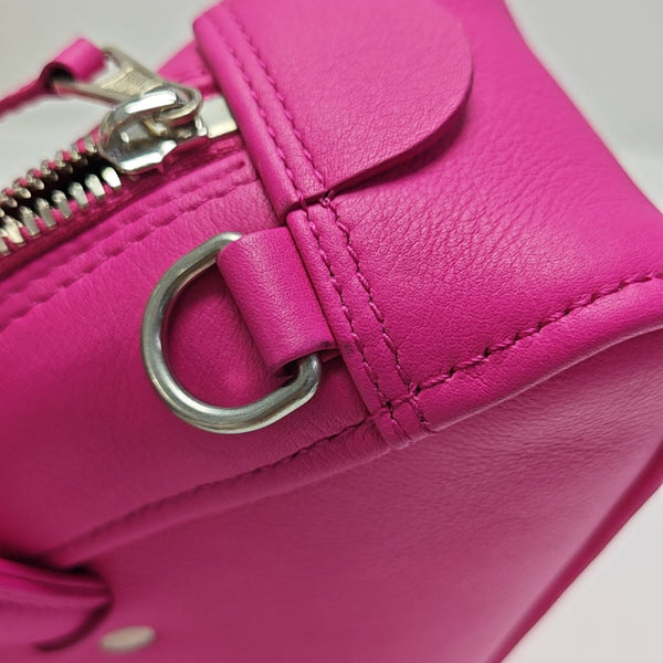 Triangle Small Calfskin Red