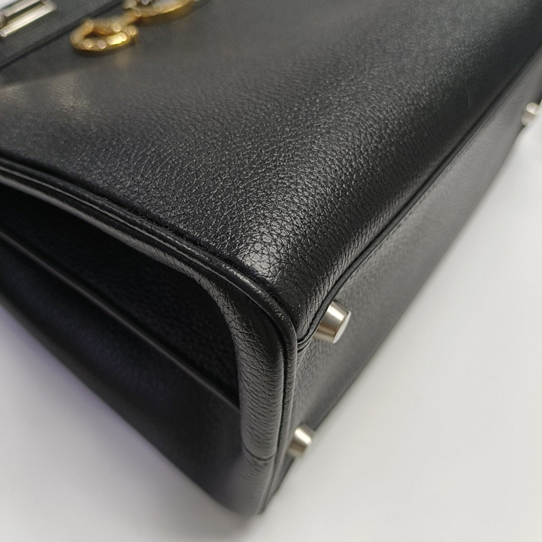 Zumi Small Calfskin Black