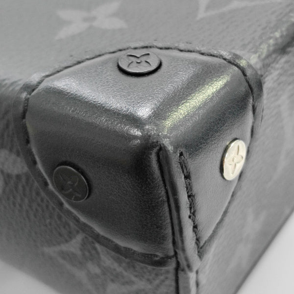 STEAMER Mini Monogram Coated Canvas Black