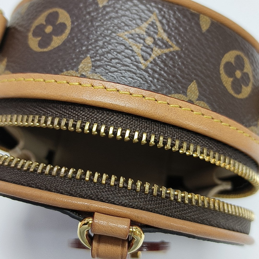 BOITE CHAPEAU Monogram Coated Canvas Brown