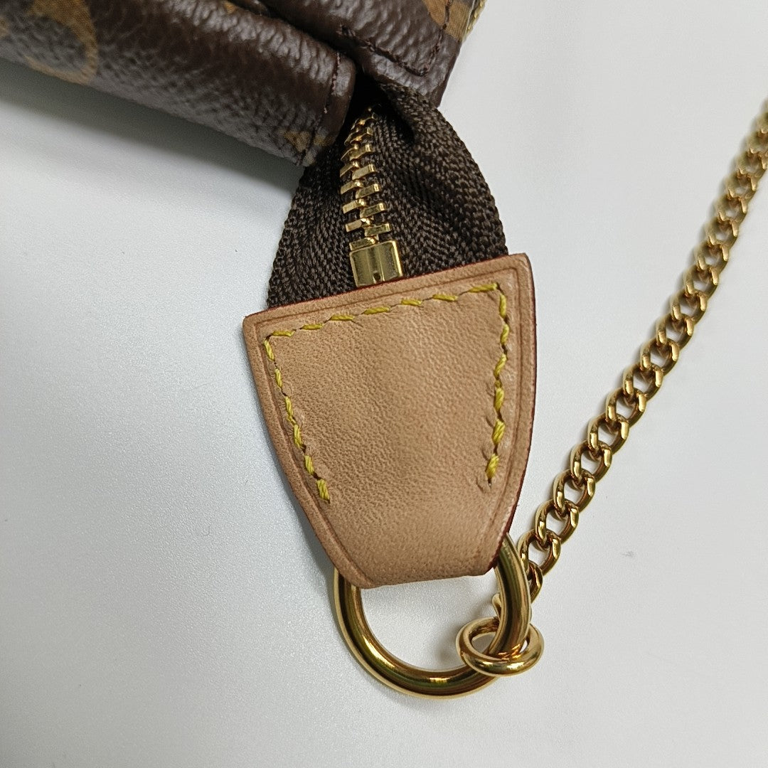 ACCESSOIRES Mini Monogram Coated Canvas Brown