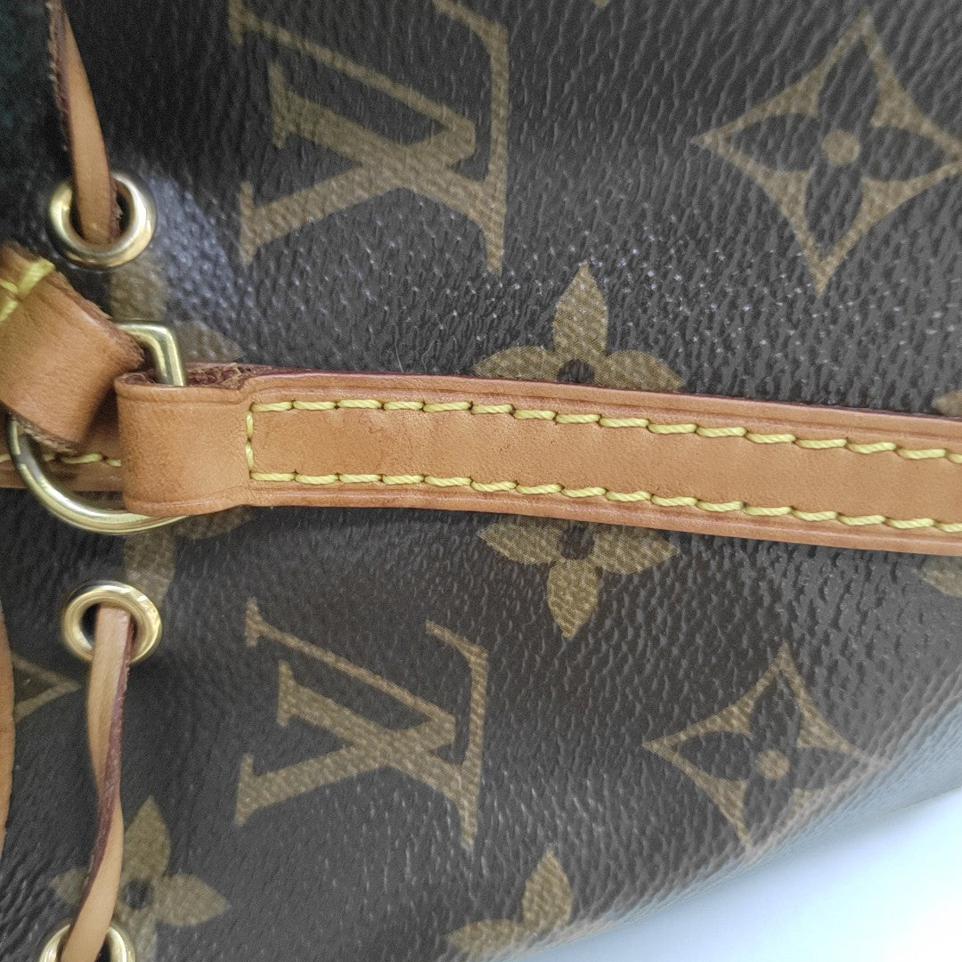 NÉONOÉ Nano Monogram Coated Canvas Brown