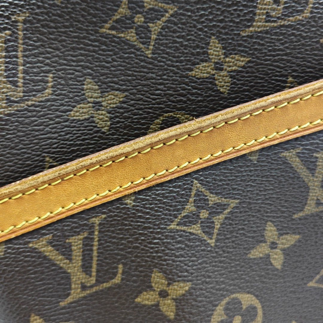 DANUBE Monogram Coated Canvas Brown